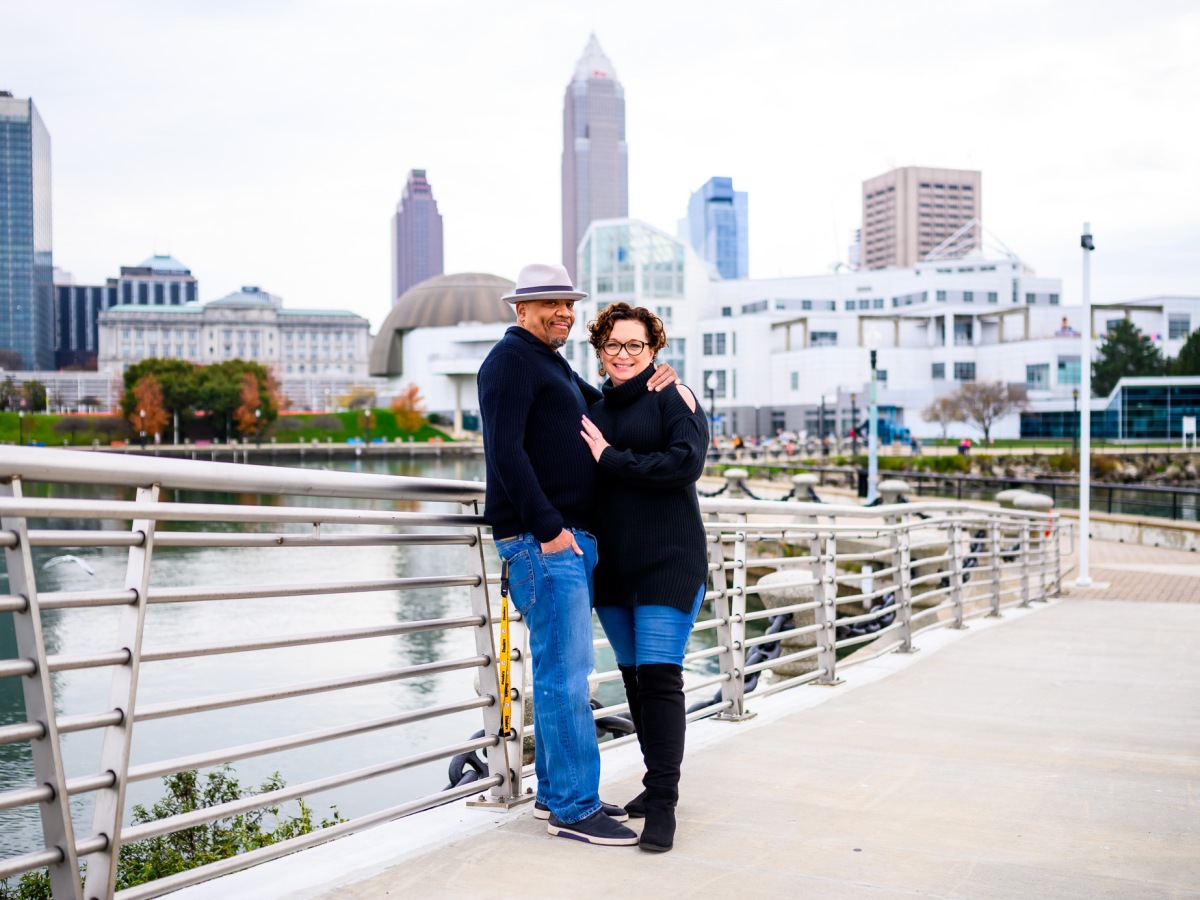 Tammy + Scott | East 9th Street Pier, Cleveland, Ohio